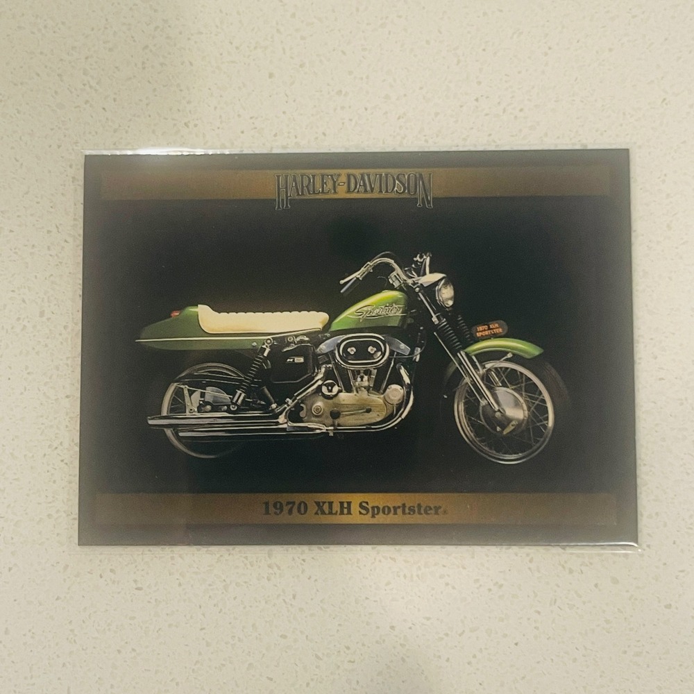 1992 Harley-Davidson Series 2 Card 166 1970 XLH Sportster Boat Tail Card
